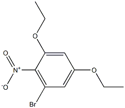 2,4-diethoxy-6-bromo-1-nitrobenzene Struktur