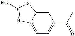 2-amino-6-acetylbenzothiazole Struktur