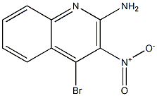 2-Amino-4-bromo-3-nitroquinoline Struktur