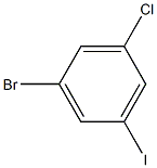 3-chloro-5-iodo-1-bromobenzene Struktur