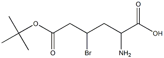 BOC-L-2-amino-4-bromopentanoic acid Struktur