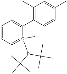 2-(Di-tert-butylphosphino)-2,4',6'-trimethylbiphenyl Struktur