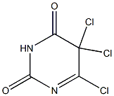 5,5,6-trichloro-dihydro-pyrimidine-2,4-dione Struktur