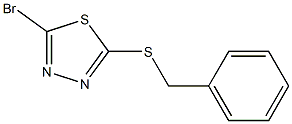 2-Benzylsulfanyl-5-bromo-[1,3,4]thiadiazole Struktur