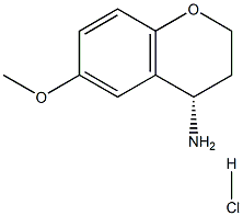 (S)-6-methoxychroman-4-amine hydrochloride Struktur