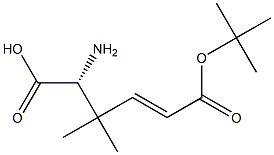 (R)-Boc-2-amino-3,3-dimethyl-pent-4-enoic acid Struktur