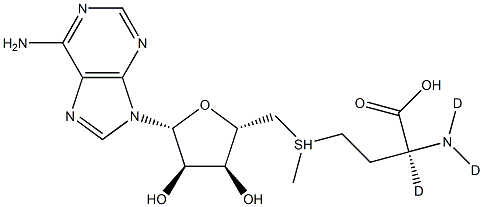 S-(5'-Adenosyl)-L-Methionine-d3 Struktur