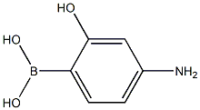 4-aMino-2-hydroxyphenylboronic acid Struktur