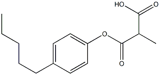 3-(4-aMylphenyl)-2-Methyl-Malonic acid Struktur