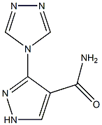 3-(4H-1,2,4-Triazol-4-yl)-1H-pyrazole-4-carboxaMide Struktur