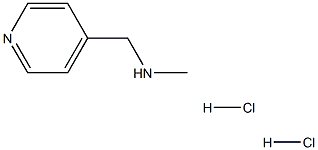 N-Methyl-1-(pyridin-4-yl)methylamine dihydrochloride Struktur