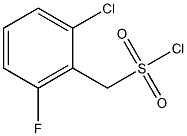 (2-Chloro-6-fluorophenyl)methylsulphonyl chloride Struktur