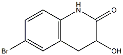 6-broMo-3-hydroxy-3,4-dihydroquinolin-2(1H)-one Struktur