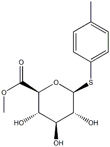 4-Methylphenyl b-D-thioglucuronide methyl ester Struktur