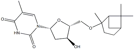 5'-O-Pixylthymidine Struktur