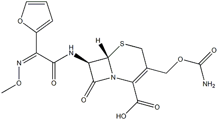 Cefuroxime impurity 1 Struktur