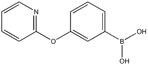 (3-(pyridin-2-yloxy)phenyl)boronic acid Struktur