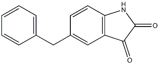 5-Benzylindoline-2,3-dione Structure