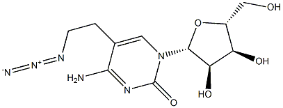 5-(2-Azidoethyl)cytidine Struktur