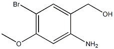 (2-Amino-5-bromo-4-methoxy-phenyl)-methanol Struktur