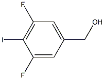 (3,5-Difluoro-4-iodo-phenyl)-methanol Struktur