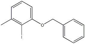 1-Benzyloxy-2-iodo-3-methyl-benzene Struktur