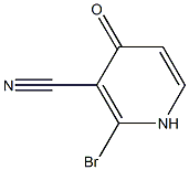 2-Bromo-4-oxo-1,4-dihydro-pyridine-3-carbonitrile Struktur