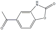 5-Acetyl-3H-benzooxazol-2-one Struktur