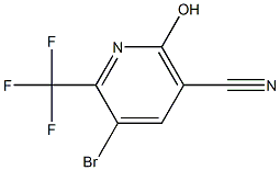 5-Bromo-2-hydroxy-6-trifluoromethyl-nicotinonitrile Struktur