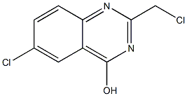 6-Chloro-2-chloromethyl-quinazolin-4-ol Struktur