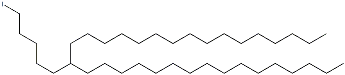 17-(5-iodopentyl)tritriacontane Struktur