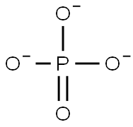 Phosphate solution standard substance in water Struktur