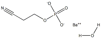 BARIUM 2-CYANOETHYLPHOSPHATE HYDRATE[PHOSPHORYLATING AGENT] 2-cyanoethyl phosphonium hydrate [phosphorylation agent] Struktur