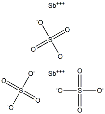 Antimony sulphate Struktur