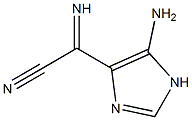 5-AMINO-4-(CYANOFORMIMIDOYL)IMIDAZOLE Struktur