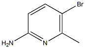 5-BROMO-6-METHYL-PYRIDIN-2-YLAMINE Struktur