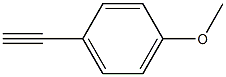 4-MethoxyPhenylacetylene Struktur