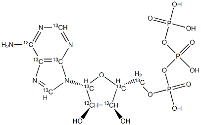 Adenosine 5'-Triphosphate-13C10 Struktur