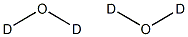 Deuterium Oxide  D2O Struktur