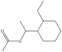 1 -(2-ETHYLCYCLOHEXYL)ETHYL ACETATE Struktur