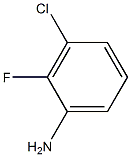 3-CHLORO-2-FLUOROANILINE Struktur