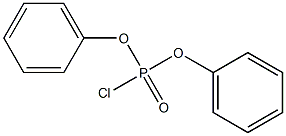 Diphenoxy phosphinic chloride Struktur