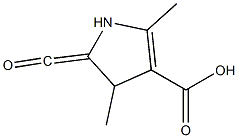 5-Carbonyl-2,4-Dimethyl-1H-pyrrole-3-carboxylic acid Struktur