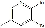 2,3-Dibromo-5-methylpyridine Struktur