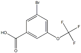 3-Bromo-5-(trifluoromethoxy)benzoic acid, 97% Struktur