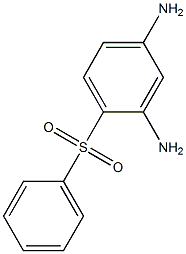 4,4'-diaminobenzenesulfonylbenzene Struktur