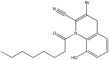 Octanoyl bromoxyn nitrile Struktur