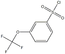 M-trifluoromethoxybenzenesulfonyl chloride Struktur