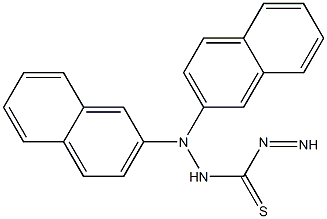 Di-b-naphthylthiocarbazone Struktur