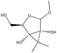 Methyl 2,3-isopropylidene-|-D-ribofuranose Struktur